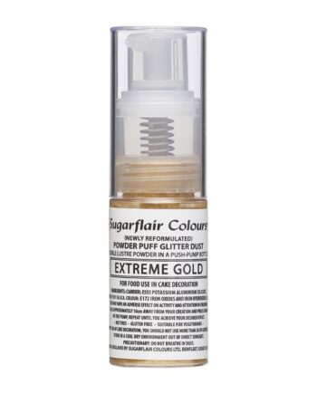 Spray Glimmer Extreme Gold 10 G - Glitrende Effekt til Kager