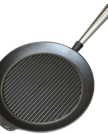 Støbejernsgrillpande 28 Cm - Sund madlavning med kvalitet