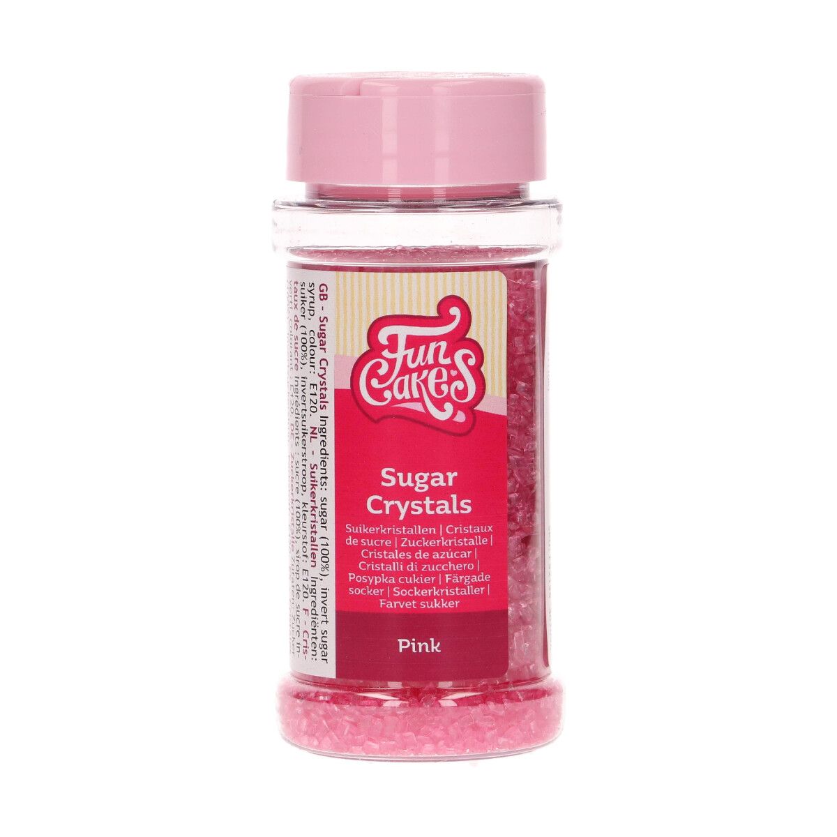Sugar Crystals Pink 80 G