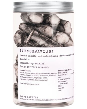Svenskjävlar Lakrids 250 G – Prøv Verdens Mest Salte!