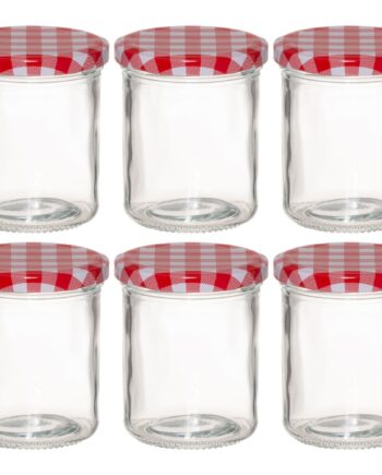 Syltetøjsglas 165 ml - 6 Pak med klassisk design