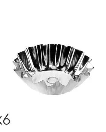 Tescoma Mini Tærteform 6 Stk - Ø 6 Cm - Perfekt til Bagning