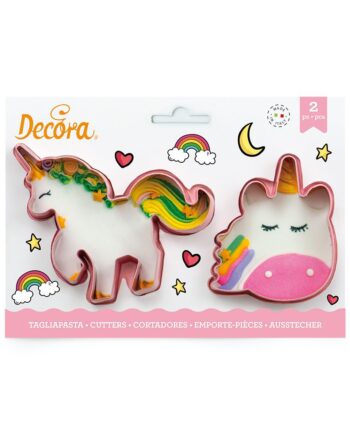 Udstikker Sæt med Magiske Enhjørninger - 2 Stk.