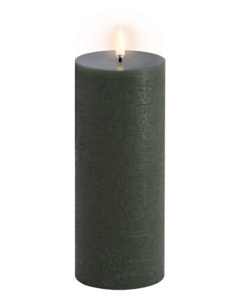 Uyuni Led Pillar Bloklys Oliven Grøn 7 8 X 20 3 Cm