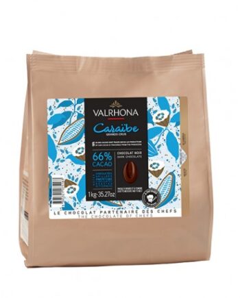 Valrhona Caraibe 66% Chokolade 1 Kg - Udsalg!