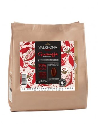 Valrhona Guanaja 70% Chokolade 1 Kg - Mørk Chokolade