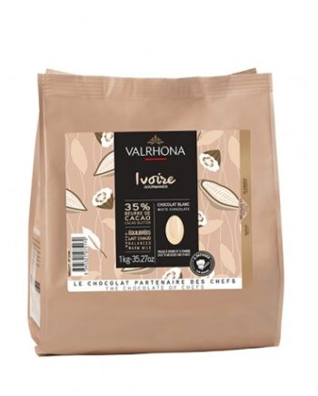 Valrhona Ivoire 35 Hvid Chokolade 1 Kg – Fantastisk Tilbud!