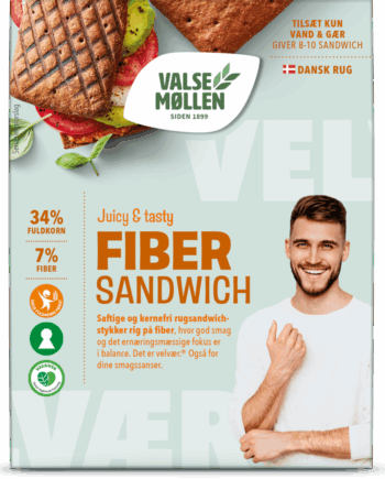 Valsemøllen Fiber Sandwich Melblanding 500g - Vegansk Delikatesse