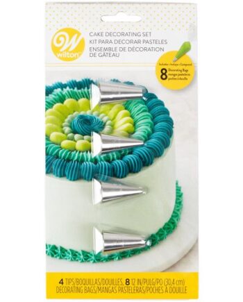 Wilton Kage Dekorationssæt 12 Dele - Perfekt til Flæser