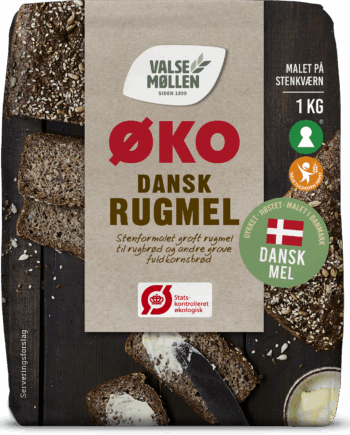 Økologisk Rugmel 1kg - Perfekt til rugbrød og bagværk