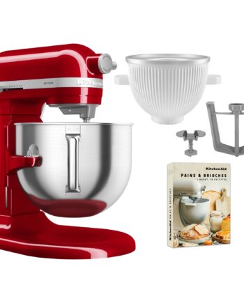 Artisan 5ksm70shxe Køkkenmaskine 6 6 Liter   5ksmicm Ice Cream Maker  Red