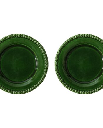 Daria Tallerkener 22 cm Moss - Sæt med 2 stk.
