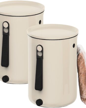 Køkkenkompost Startsæt Cremehvid - Effektiv Affaldshåndtering