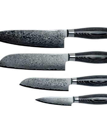 Akio Knivsæt  4 Knive  Sort