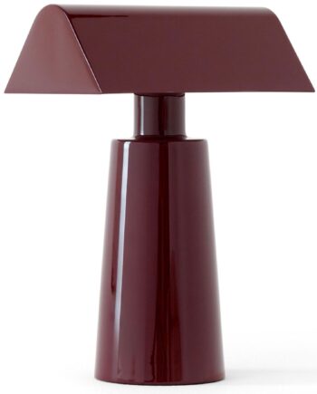 Andtradition Caret Mf1 Bærbar Lampe  Burgunder