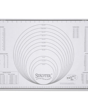 Bageark I Glasfiber Silikone Gradueret 60 Cm X 40 Cm
