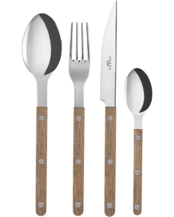 Bistrot Teak Bestiksæt 4 Dele  Teak