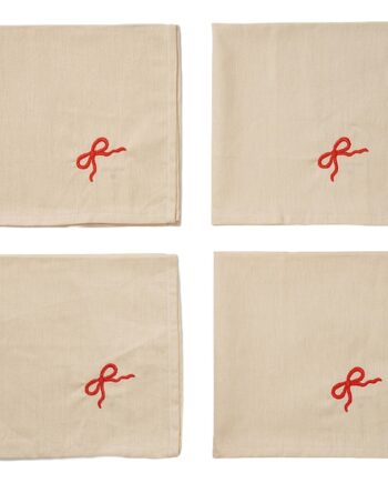 Bow Servietter 40x40 Cm 4 Pak