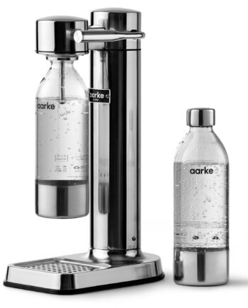 Carbonator 3 Sodavandsmaskine  Poleret Stål   Ekstra Flaske