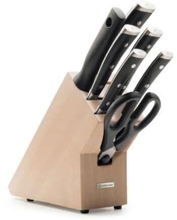 Classic Ikon Knivblok 7 Knive Træ