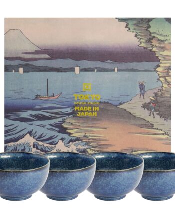 Cobalt Blue Skålsæt  4 Stk