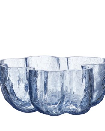 Crackle Skål 250 Mm  Circular Glass
