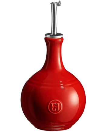 Emile Henry Edikflaske 0 4 Liter  Rød