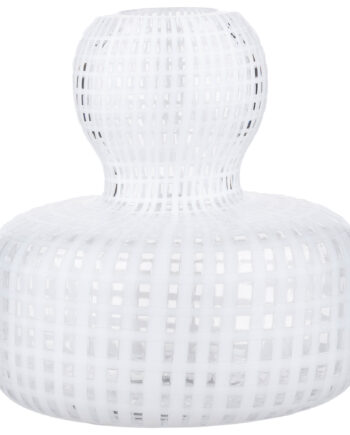 Flower Filigree Vase  Klar Hvid