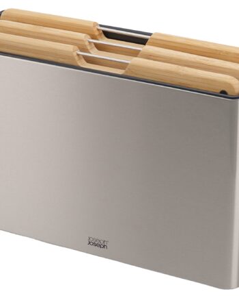Folio Skærebrætssæt Bambus Stål  4 Dele