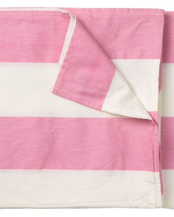 Gaia Dug 145x145 Cm  Rosa Hvid