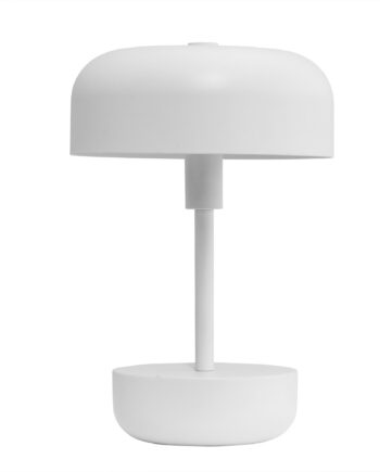 Haipot Genopladelig Led Bordlampe  Hvid