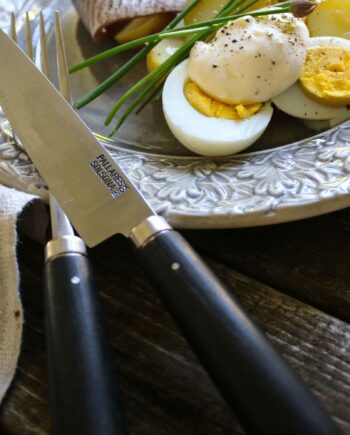 Kødkniv Rustfrit 22 5 Cm  Rustfrit Stål Ibenholt  4 Stk