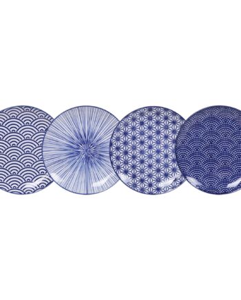 Nippon Blue Tallerken 4 Stk