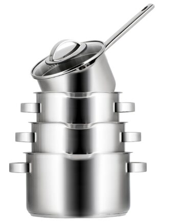 Pearl Grydesæt 4 Dele Med Låg