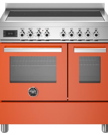 Pro95i2eart Professional Induktionskomfur Med Dobbeltovn  90 Cm  Orange