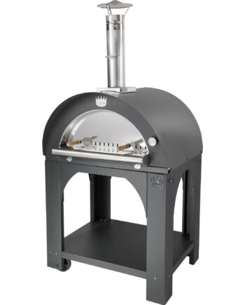 Pulcinella Brændefyret Pizzaovn 80x60 Cm  Antracit