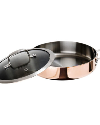 Sautergryde Med Glaslåg 26 Cm