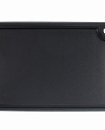 Skærebræt  Sort Grå  27 X 19 Cm