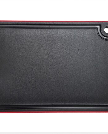 Skærebræt  Sort Rød  35 X 25 Cm