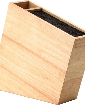 Skrå Knivblok Med Redskabsrum