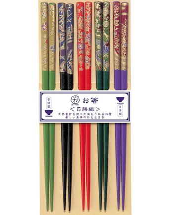 Spisepinde Nuriyuzen Wood 5 Sæt