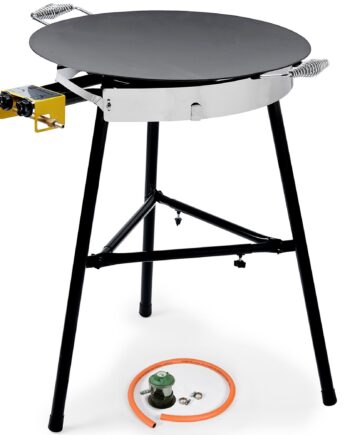 Stegeplade Med Gasbrænder  58 Cm