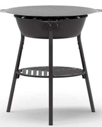 Stegepladesæt Med Gasbrænder Ll Sort 78 Cm