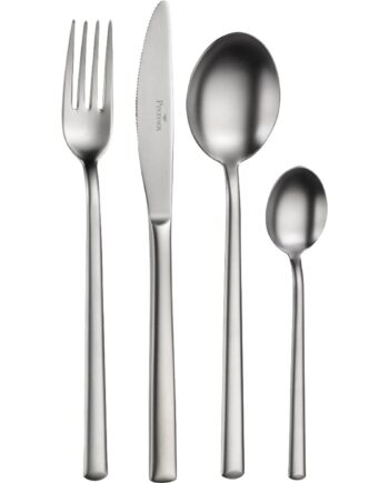 Synthesis Bestiksæt 24 Dele  Mat Sølv