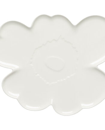 Unikko Shape Tallerken Serveringsfad 32 Cm  Hvid