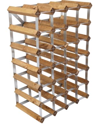 Vinreol Saml Selv Lys Eg 30 Flasker