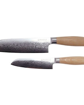 Akio Santoku Sæt  2 Dele  13   18 Cm