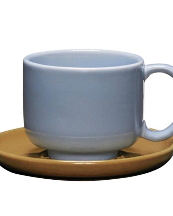 Amare Kop Med Underkop  Blå Brun