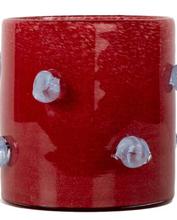 Arlo Fyrfadsstage 15 Cm  Blå Rød