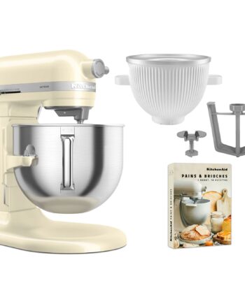 Artisan 5ksm70shxe Køkkenmaskine 6 6 Liter   5ksmicm Ice Cream Maker  Almond Cream